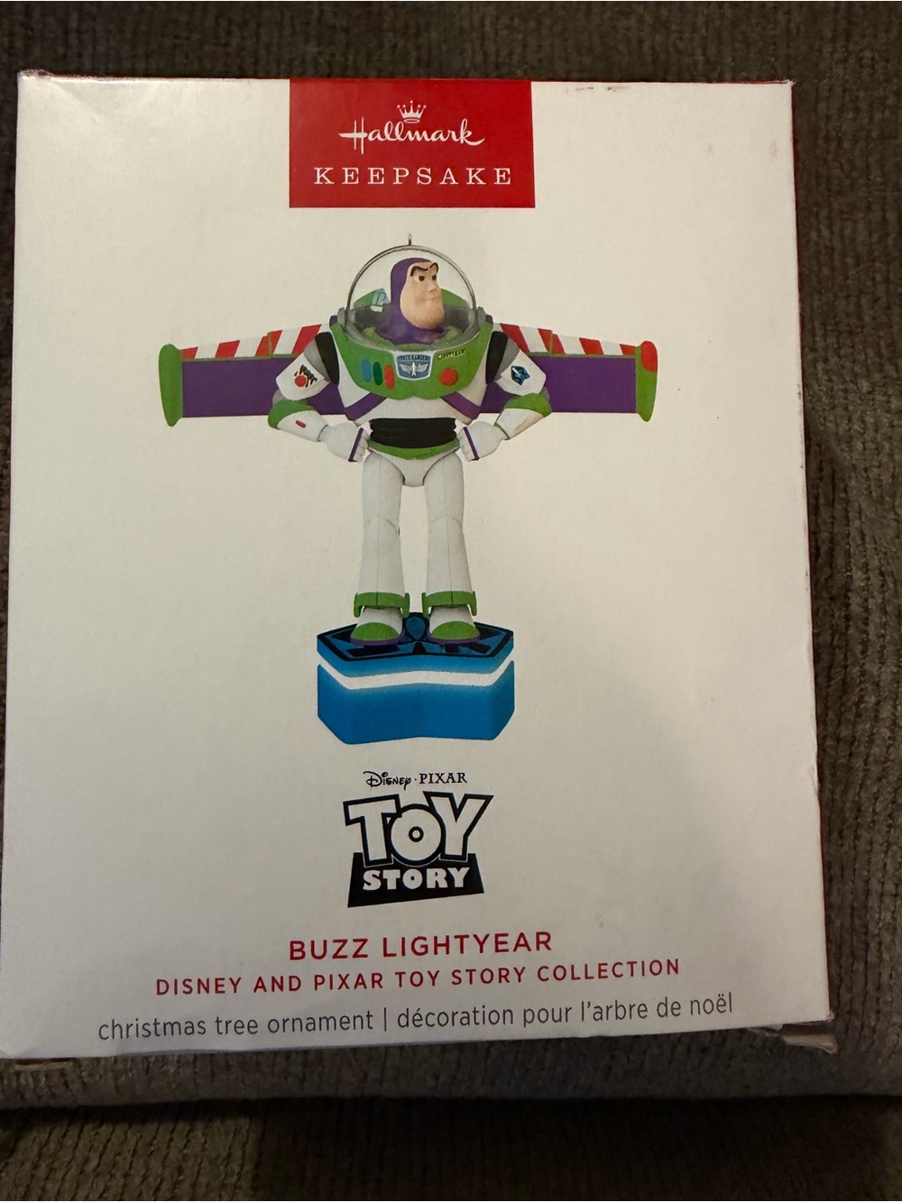 Hallmark Keepsake Buzz Lightyear Ornament - Green, White & Purple